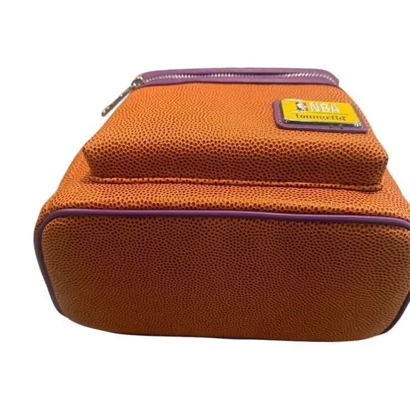 NBA Loungefly Lakers Mini Backpack NWT In original factory packaging - Picture 4 of 7